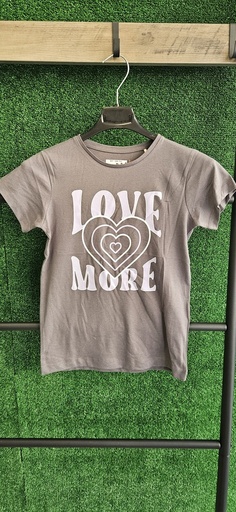 Camiseta manga corta love more